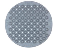 Maximex Duschmatte 55,0 x 55,0 cm grau