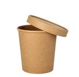 STARPAK Einweg-Suppenbecher 9.8 cm 0,47 l braun