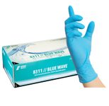 NITRAS® Einmalhandschuhe BLUE WAVE L blau