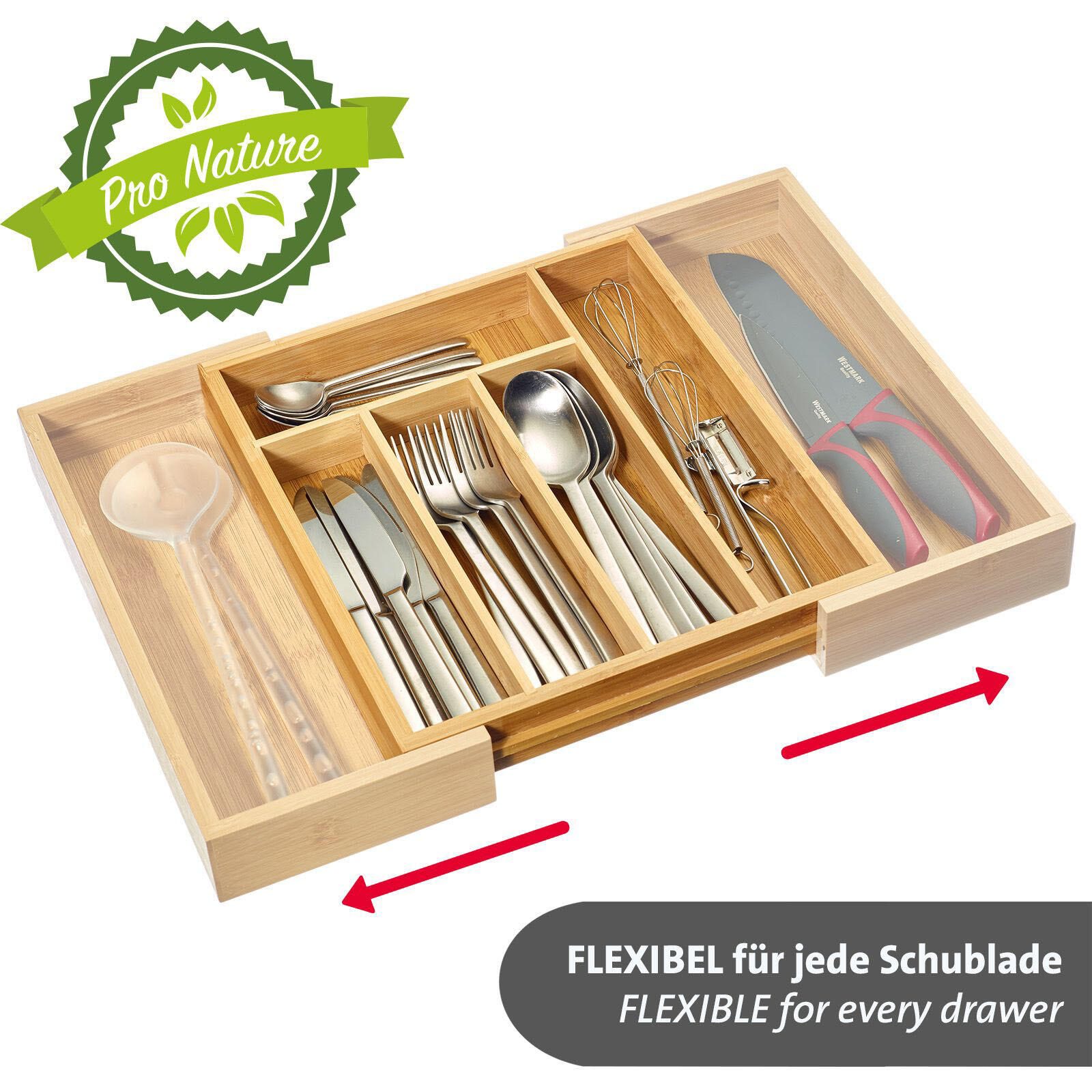 WESTMARK Besteckkasten Bambus braun