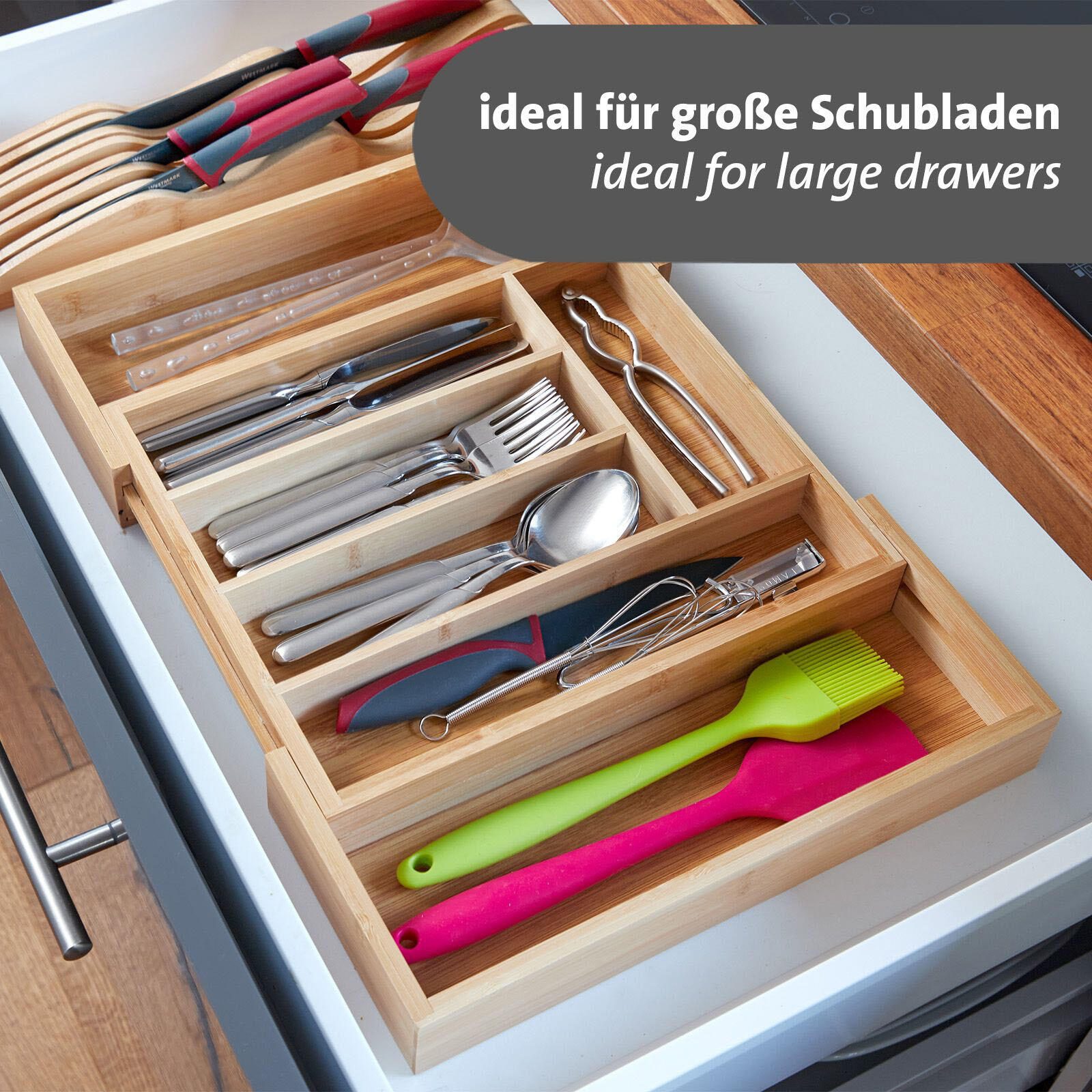 WESTMARK Besteckkasten Bambus braun