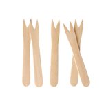 PAPSTAR Pommesgabel pure braun