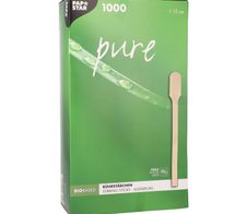 PAPSTAR Einweg-Rührstäbchen pure braun