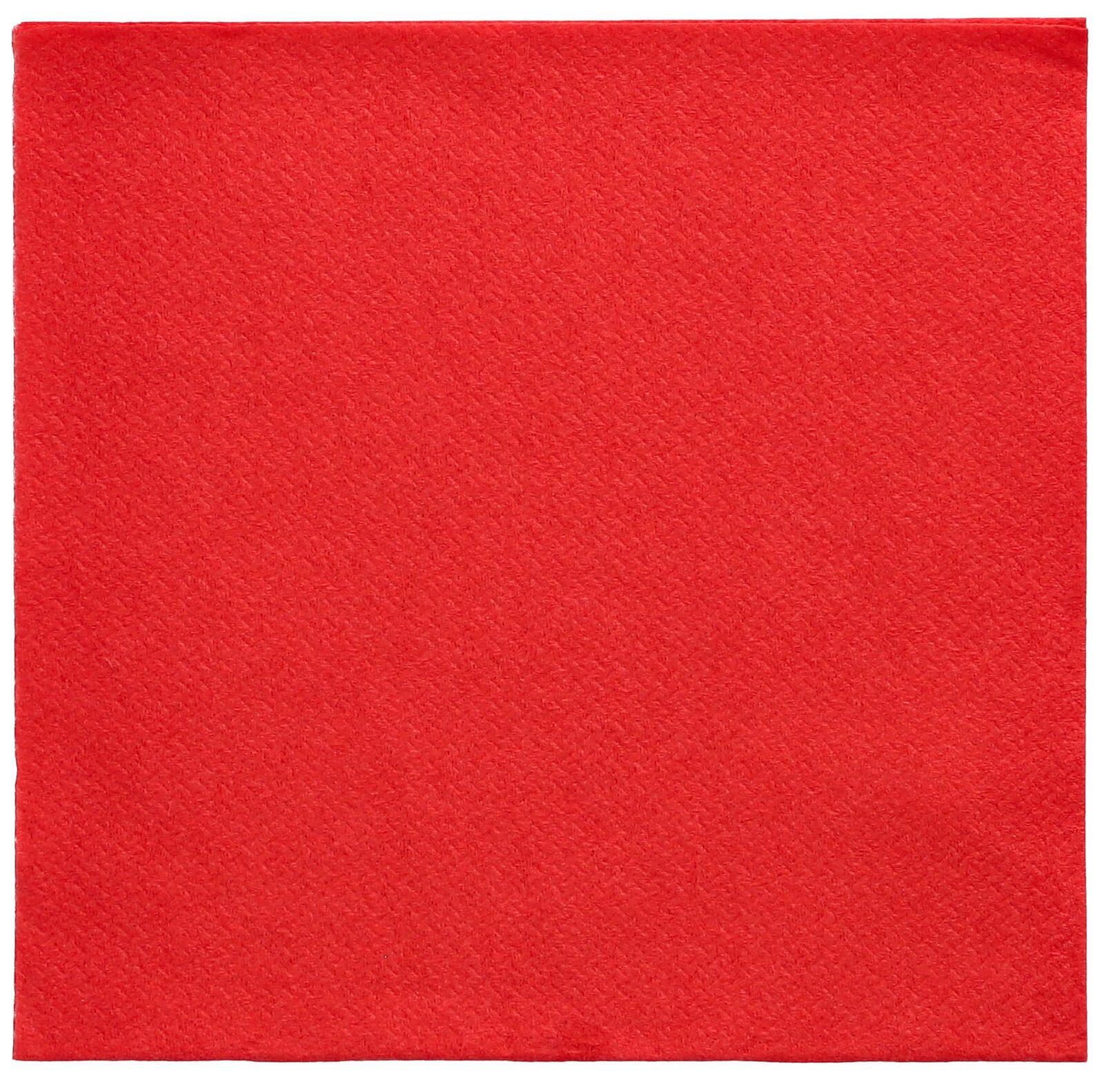 PAPSTAR Servietten 24,0 x 24,0 cm 2-lagig rot