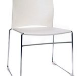 Topstar Besucherstuhl W-Chair weiß 4 St.