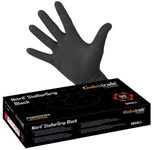 Industrade® Einmalhandschuhe Nitril® StellarGrip Black S schwarz