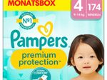 Pampers® Windeln Premium Protection Größe 4 (9-14kg) für Babys und Kleinkinder (4-18 Monate)