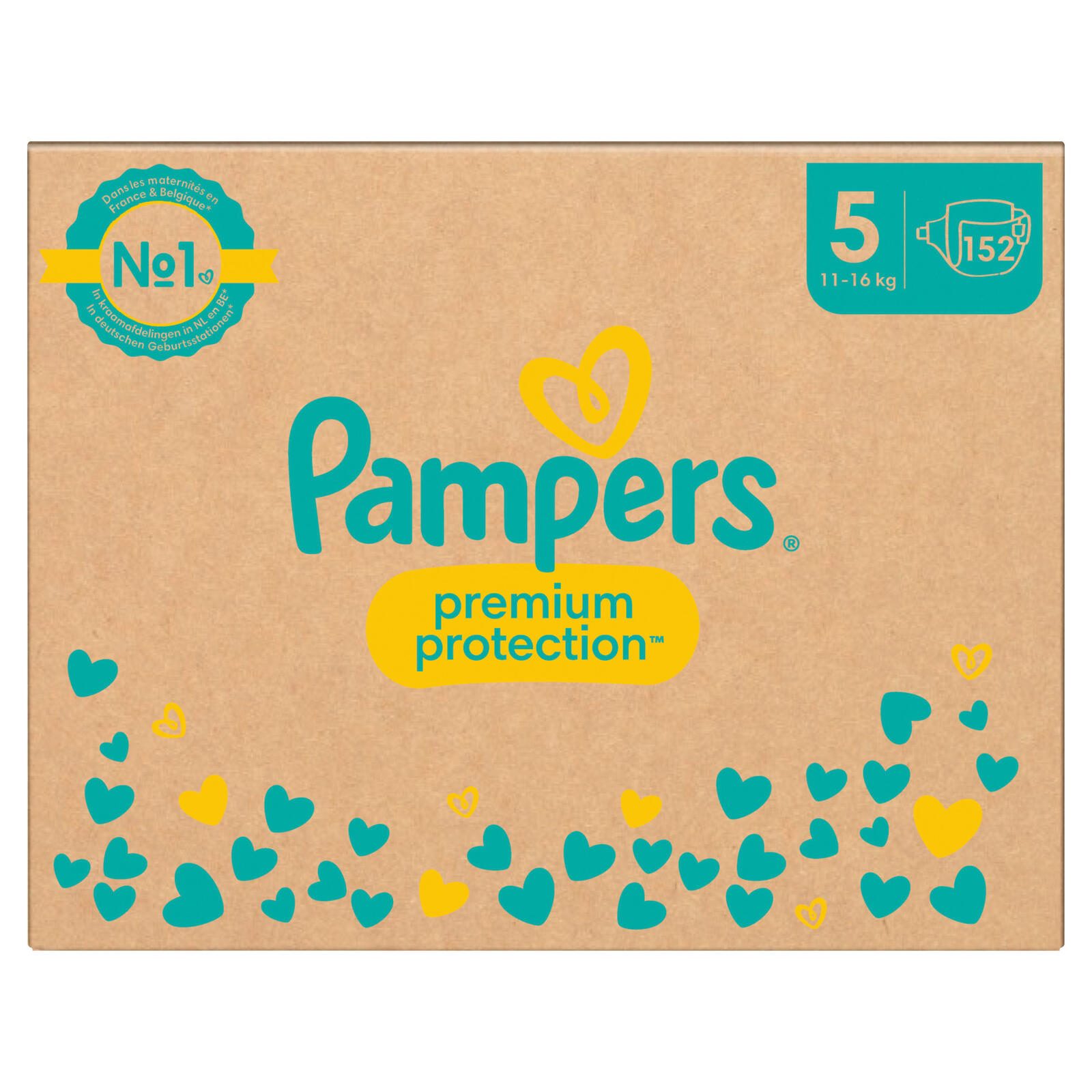 Pampers® Windeln Premium Protection Größe 5 (11-16kg) für Babys und Kleinkinder (4-18 Monate)