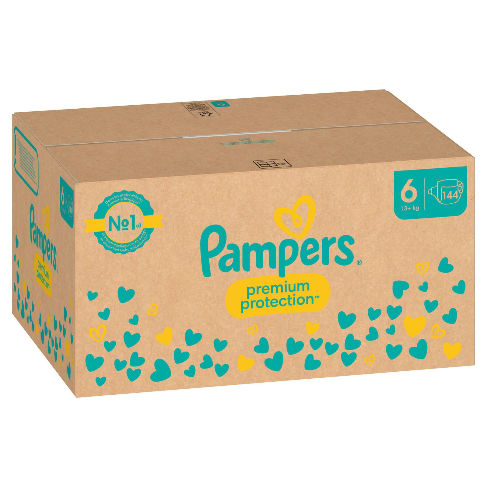 Pampers® Windeln Premium Protection Größe 6 (13+kg) für Kids und Teens (4-12 Jahre)