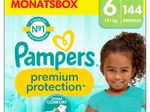Pampers® Windeln Premium Protection Größe 6 (13+kg) für Kids und Teens (4-12 Jahre)