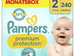 Pampers® Windeln Premium Protection Größe 2 (4-8kg) für Neugeborene (0-3 Monate)