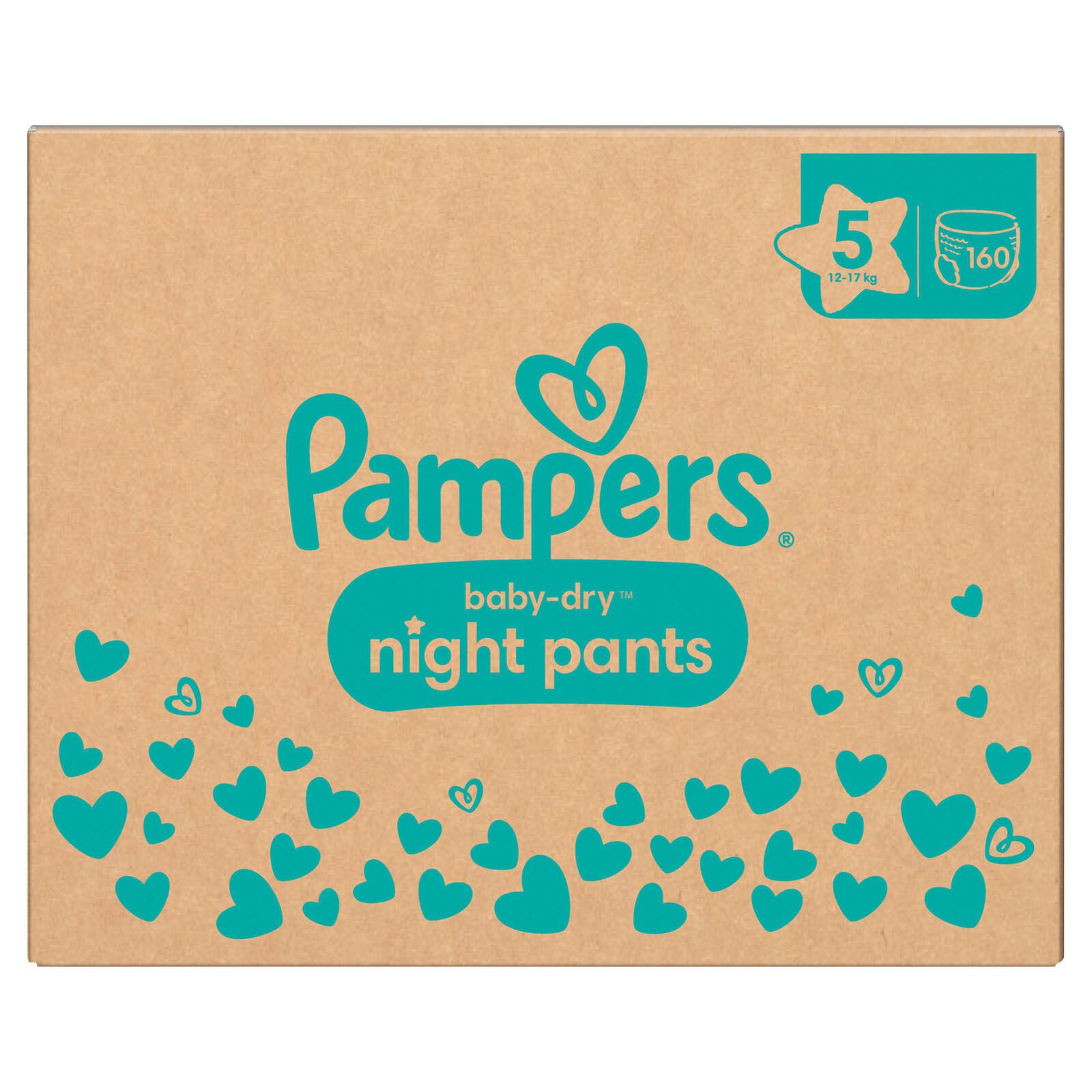 Pampers® Windeln Baby Dry Night Größe 5 (12-17kg) für Babys und Kleinkinder (4-18 Monate)