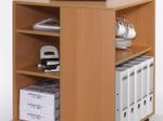 DURABLE Bürowagen 52,8 x 59,2 x 74,8 cm buche