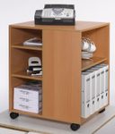 DURABLE Bürowagen 52,8 x 59,2 x 74,8 cm buche