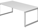 HAMMERBACHER höhenverstellbarer Schreibtisch VRS2E/W/S weiß