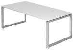 HAMMERBACHER höhenverstellbarer Schreibtisch VRS2E/W/S weiß