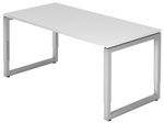 HAMMERBACHER höhenverstellbarer Schreibtisch VRS16/W/S weiß
