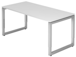 HAMMERBACHER höhenverstellbarer Schreibtisch VRS16/W/S weiß