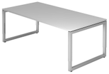 HAMMERBACHER höhenverstellbarer Schreibtisch VRS2E/5/S lichtgrau