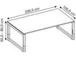 HAMMERBACHER höhenverstellbarer Schreibtisch VRS2E/W/S weiß