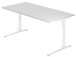 HAMMERBACHER höhenverstellbarer Schreibtisch VXB16/W/WW weiß