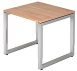 HAMMERBACHER höhenverstellbarer Schreibtisch VRS08/N/S nussbaum