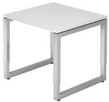 HAMMERBACHER höhenverstellbarer Schreibtisch VRS08/W/S weiß