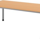 HAMMERBACHER höhenverstellbarer Schreibtisch VHS2E/6/S buche