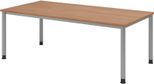 HAMMERBACHER höhenverstellbarer Schreibtisch VHS2E/N/S nussbaum