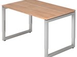 HAMMERBACHER höhenverstellbarer Schreibtisch VRS12/N/S nussbaum