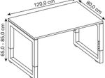 HAMMERBACHER höhenverstellbarer Schreibtisch VRS2E/E/S eiche