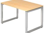 HAMMERBACHER höhenverstellbarer Schreibtisch VRS12/3/S ahorn