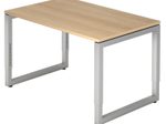 HAMMERBACHER höhenverstellbarer Schreibtisch VRS12/E/S eiche