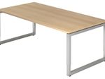 HAMMERBACHER höhenverstellbarer Schreibtisch VRS2E/E/S eiche