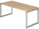 HAMMERBACHER höhenverstellbarer Schreibtisch VRS19/E/S eiche