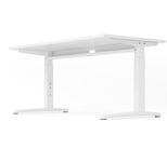 HAMMERBACHER höhenverstellbarer Schreibtisch VXB2E/W/WW weiß