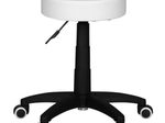 AMSTYLE Hocker SPM1.037 Kunstleder weiß