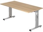 HAMMERBACHER höhenverstellbarer Schreibtisch VOS16/E/S eiche