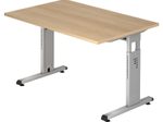 HAMMERBACHER höhenverstellbarer Schreibtisch VOS12/E/S eiche