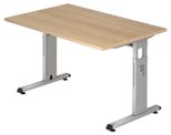 HAMMERBACHER höhenverstellbarer Schreibtisch VOS12/E/S eiche