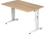 HAMMERBACHER höhenverstellbarer Schreibtisch VOS12/E/W eiche