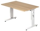 HAMMERBACHER höhenverstellbarer Schreibtisch VOS12/E/W eiche