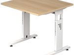 HAMMERBACHER höhenverstellbarer Schreibtisch VOS08/E/W eiche