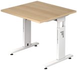 HAMMERBACHER höhenverstellbarer Schreibtisch VOS08/E/W eiche