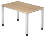 HAMMERBACHER höhenverstellbarer Schreibtisch VQS12/E/S eiche