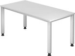 HAMMERBACHER höhenverstellbarer Schreibtisch VQS16/W/S weiß