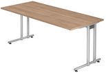 HAMMERBACHER Schreibtisch VNS19/N/S nussbaum