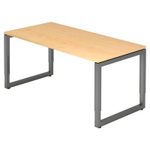 HAMMERBACHER höhenverstellbarer Schreibtisch VRS16/3/G ahorn