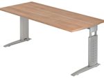 HAMMERBACHER höhenverstellbarer Schreibtisch VUS19/N/S nussbaum