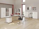 HAMMERBACHER Schreibtisch VBS08/W/S weiß